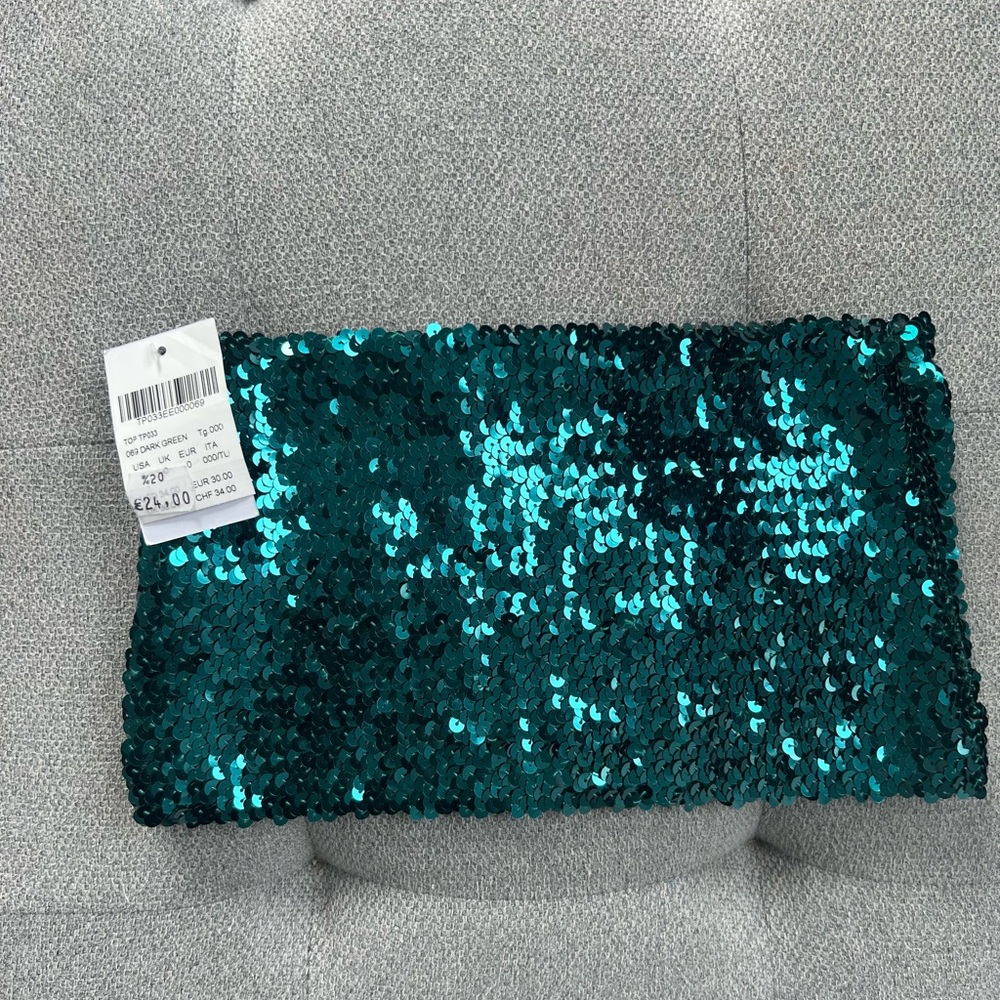 Subdued Green Tube Top US XS
